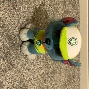 A rocky paw patrol plushie it has a ty tag